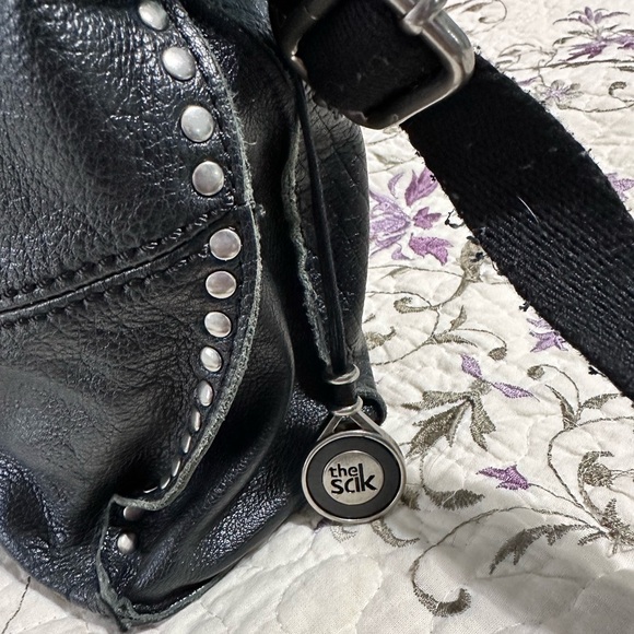 Black leather Sak bag great preloved condition - Picture 3 of 7